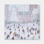 Skating Rink Central Park New York 1994 Magneet (Voorkant)