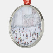 Skating Rink Central Park New York 1994 Metalen Ornament (Links)