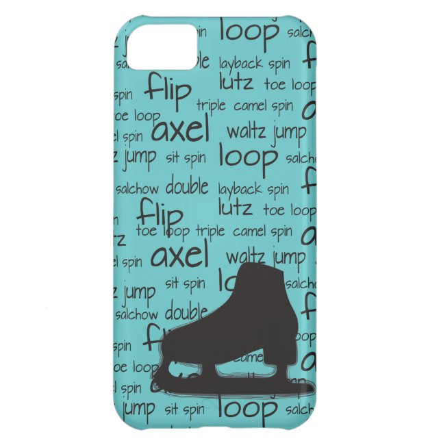 Skating Terms met Schaats iPhone Case (Achterkant)