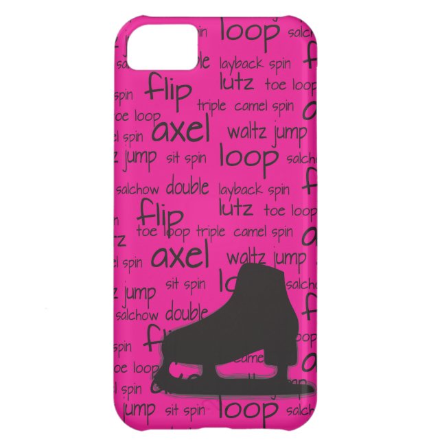 Skating Terms met Schaats iPhone Case (Achterkant)