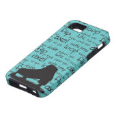 Skating Terms met Schaats iPhone Case (Onderkant)