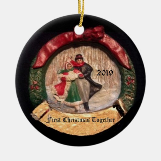 SKATTEKST 2019 EERSTE XMAS-ORNAMENT KERAMISCH ORNAMENT (Voorkant)