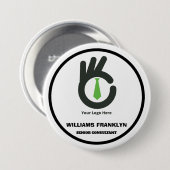 Skaymarts | Aangepaste zakelijke identiteit Ronde Button 7,6 Cm (Voorkant /achterkant)