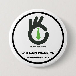 Skaymarts | Aangepaste zakelijke identiteit Ronde Button 7,6 Cm