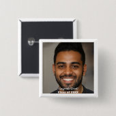 Skaymarts | Afstudeerder Fotocongraten Aangepaste  Vierkante Button 5,1 Cm (Voorkant /achterkant)