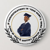Skaymarts | Afstuderen Fotoconcert Ronde Button 4,0 Cm (Voorkant)