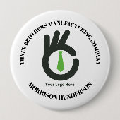 Skaymarts | Bedrijfsambtenaren Ronde Button 4,0 Cm (Voorkant)