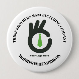 Skaymarts | Bedrijfsambtenaren Ronde Button 4,0 Cm