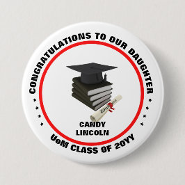 Skaymarts | Bereid van het Afstuderen van onze doc Ronde Button 7,6 Cm