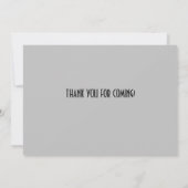 Skaymarts | Bloemrijke bedankkaart voor komst (Achterkant)