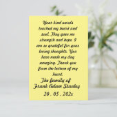 Skaymarts | Calligrafische Hopelijk bedankt kaart (Staand voorkant)