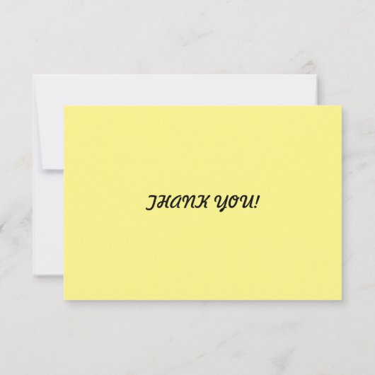 Skaymarts | Calligrafische Hopelijk bedankt kaart (Achterkant)