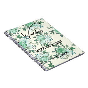 Skaymarts   Elegant Greenery Wedding Guest Notitieboek