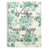 Skaymarts | Elegant Greenery Wedding Guest Notitieboek (Voorkant)