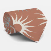 Skaymarts | Elegante Bruine Witte Kantoor Executiv Stropdas (Opgerold)