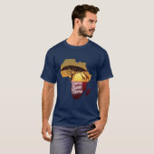 SKAYMARTS | Kaart van Afrika op T-shirt (Voorkant volledig)