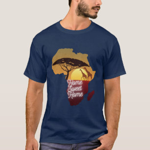 SKAYMARTS   Kaart van Afrika op T-shirt