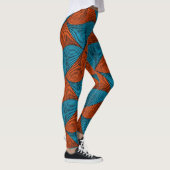 SKAYMARTS | Leggings van het Blauwe Patroon Africa (Rechts)