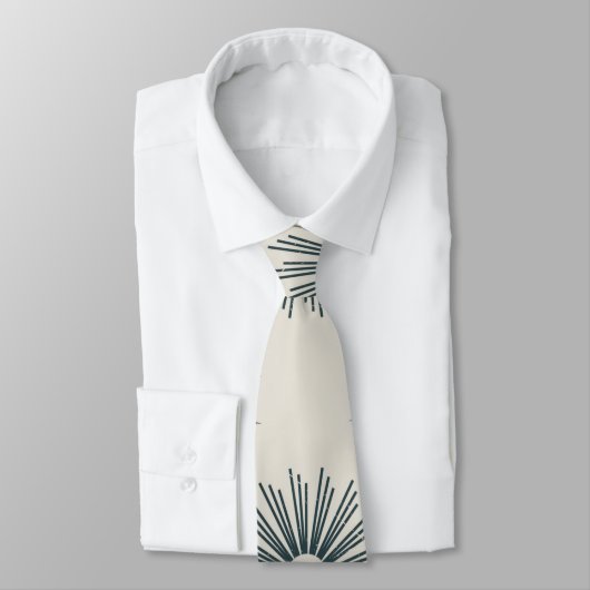 Skaymarts | Modern Grey Blue Business Boss Stropdas (Gebonden)