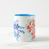 SKAYMARTS | Ontwerp van blauwe Mok (Center)