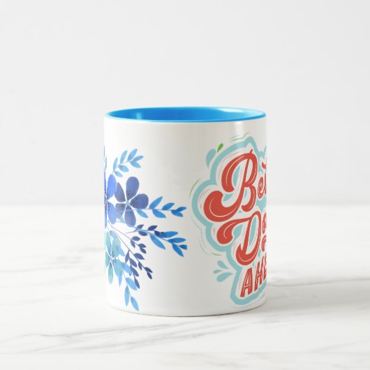 SKAYMARTS | Ontwerp van blauwe Mok (Center)