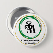 Skaymarts | Positie bedrijfsnaam Ronde Button 7,6 Cm (Voorkant /achterkant)