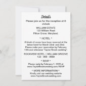 Skaymarts | Romantische gele botanische bruiloft I Kaart (Achterkant)