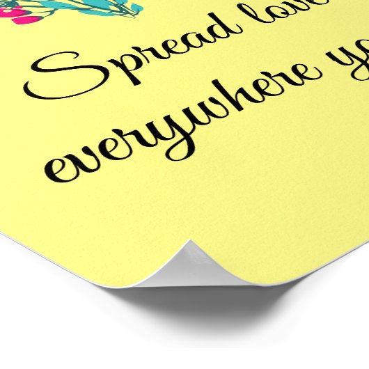 Skaymarts | Verspreid de liefde overal Poster (Hoek)