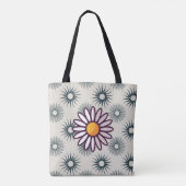 SKAYMARTS | Zonnebloem Boho Design Shopping Bag Tote Bag (Achterkant)
