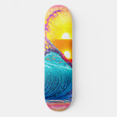 SKB_008 Ocean Art Skateboard Deck (Voorkant)