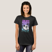 Skeat Bord Skating Sport Hobby Guy Boy Man Skeeter T-shirt (Voorkant volledig)