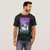 Skeat Bord Skating Sport Hobby Guy Boy Man Skeeter T-shirt (Voorkant volledig)