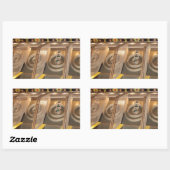SKEE BALL! RECHTHOEKIGE STICKER (Vel)