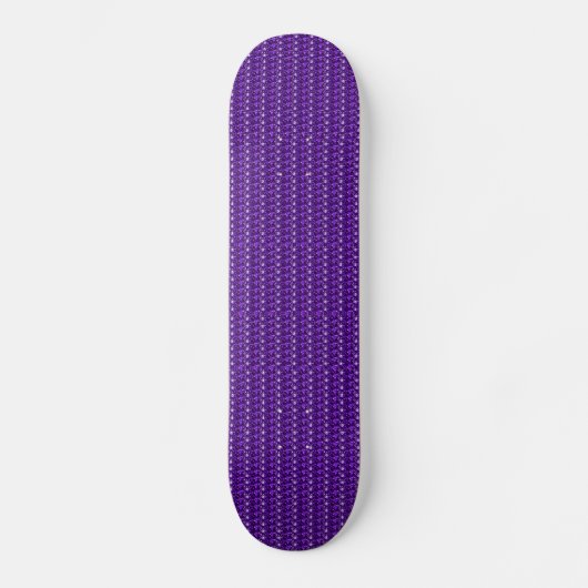 Skeelboard Paars Glitters Persoonlijk Skateboard (Voorkant)