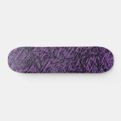 Skeelerboard met paarse achtergrond skateboard (Horizontaal)