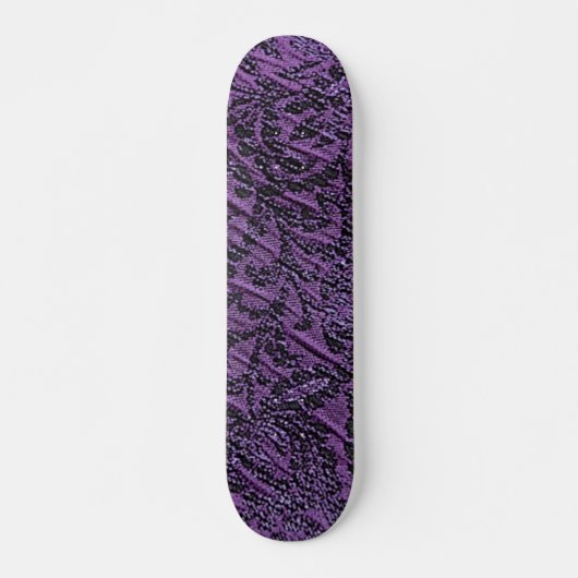 Skeelerboard met paarse achtergrond skateboard (Voorkant)