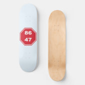 Skeelerboard Persoonlijk Skateboard (Voorkant)