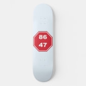 Skeelerboard Persoonlijk Skateboard (Voorkant)