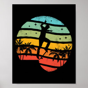 Skeelerboard Retro Vintage Skeeleren Skeelerbord Poster