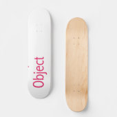 Skeelerboard Sjabloon Skateboard (Voorkant)
