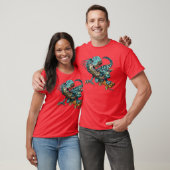 Skeelerende Dino T-shirt (Unisex)