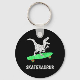 Skeelerplank Dinosaurus Skeeleren T-rex Grappige S Sleutelhanger