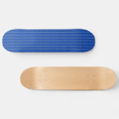 Skeelers Blauwe Glitters Persoonlijk Skateboard (Horizontaal)