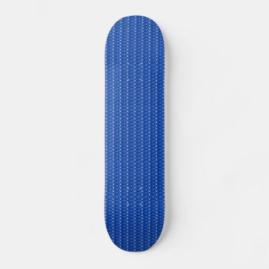 Skeelers Blauwe Glitters Persoonlijk Skateboard (Voorkant)