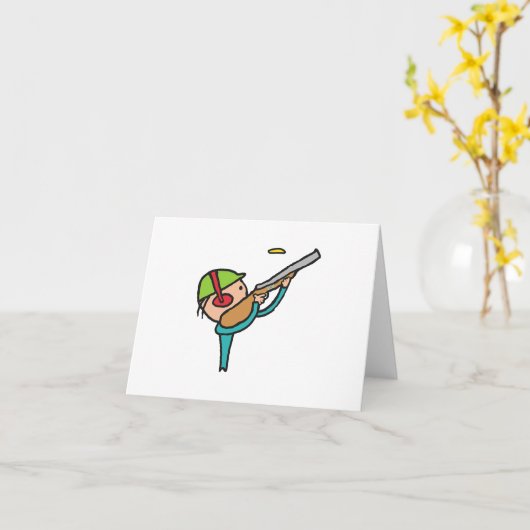 Skeet Kaart (Gele Bloem)