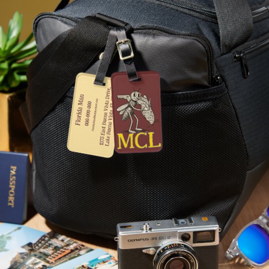Skeeter Love Florida Bagage Labels Monogram (Voorkant /achterkant)