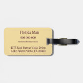 Skeeter Love Florida Bagage Labels Monogram (Achterkant horizontaal)