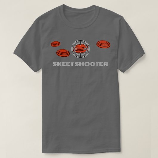 Skeetshooter Clay Pigeon Trap Shooting Design T-shirt (Design voorkant)