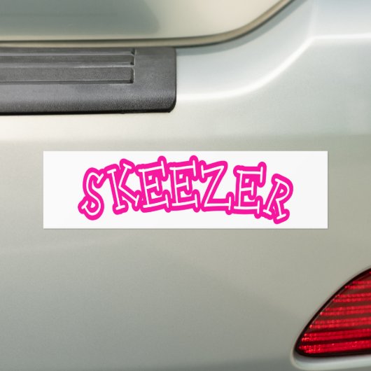 Skeezer Bumpersticker (Op auto)