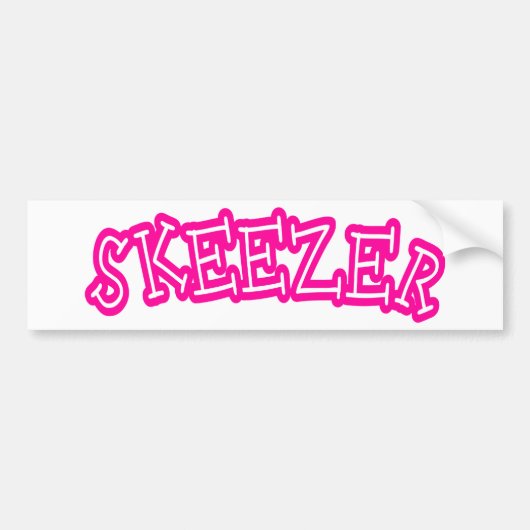 Skeezer Bumpersticker (Voorkant)